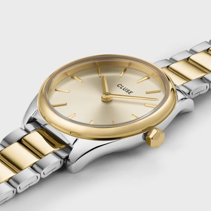 Montre Femme Cluse Féroce Mini Acier Bicolore CW11701 – Image 2