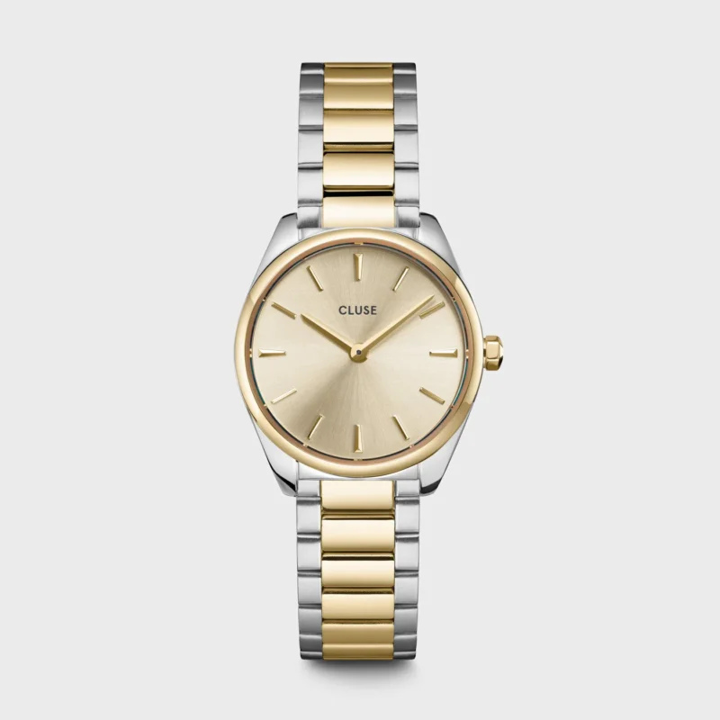 Montre Femme Cluse Féroce Mini Acier Bicolore CW11701