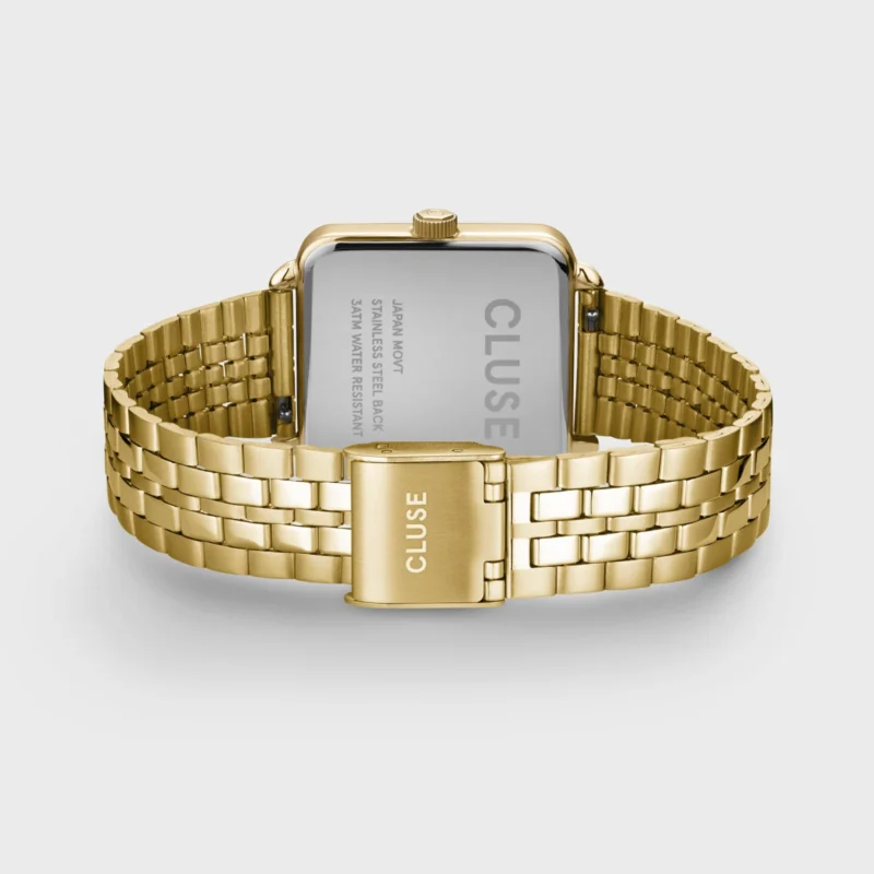 Montre Femme Cluse Tétragone Acier Doré Jaune Multifonction CW13801 – Image 2