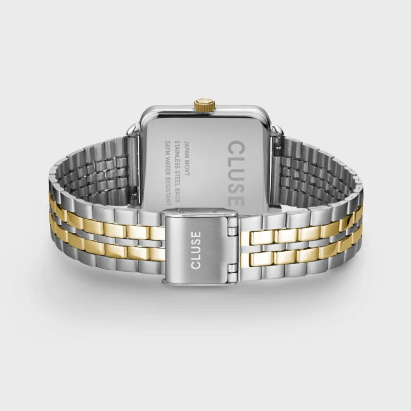 Montre Femme Cluse Tétragone Acier Bicolore Multifonction CW13803 – Image 3