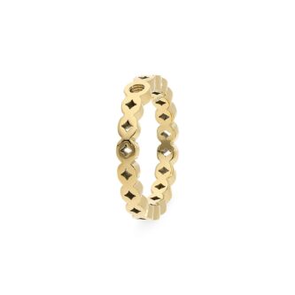 Bagues Qudo Melara Acier Gold - 50