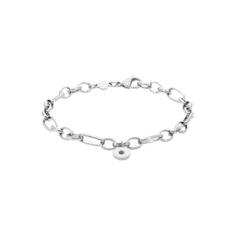 Bracelet Qudo Amoa Acier Silver