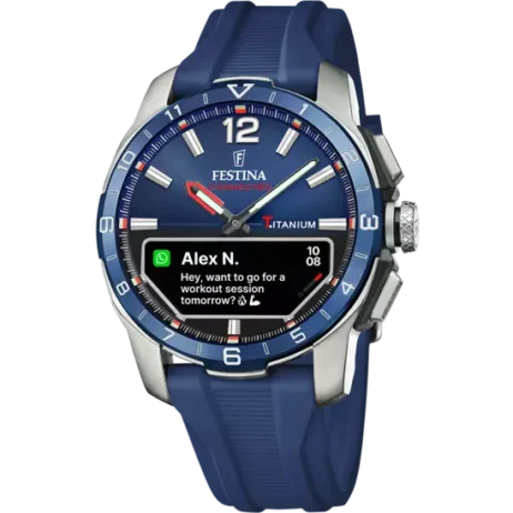 Montre Homme Festina Connected D Bleue Bracelet Bleu F23000/1