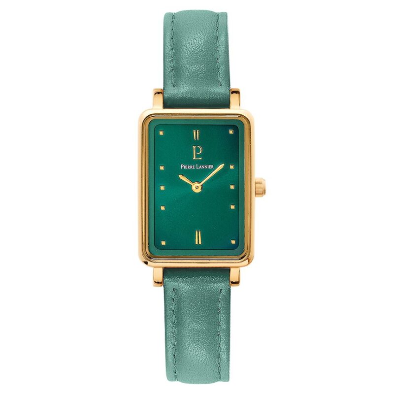 Montre Femme Pierre Lannier Ariane Cadran Vert Bracelet Cuir Vert 050K577