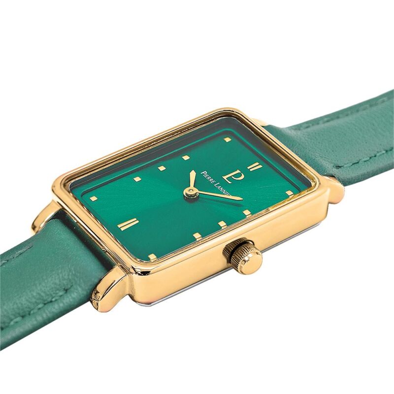 Montre Femme Pierre Lannier Ariane Cadran Vert Bracelet Cuir Vert 050K577 – Image 2