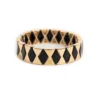 Bracelet Simone à Bordeaux Colorama-2 Gold & Noir