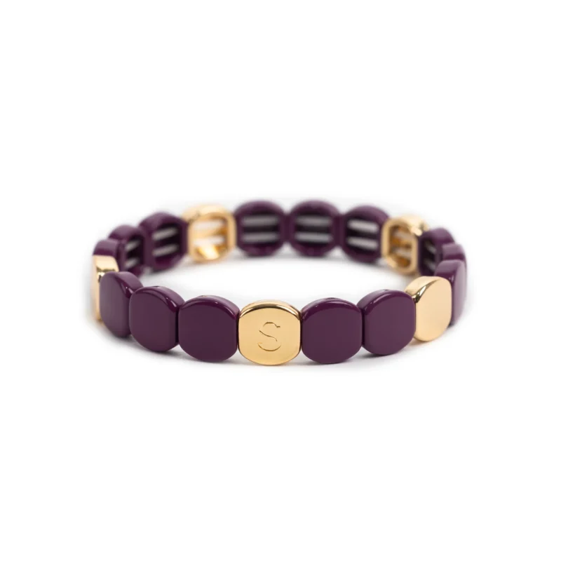 Bracelet Simone à Bordeaux Colorful Prune