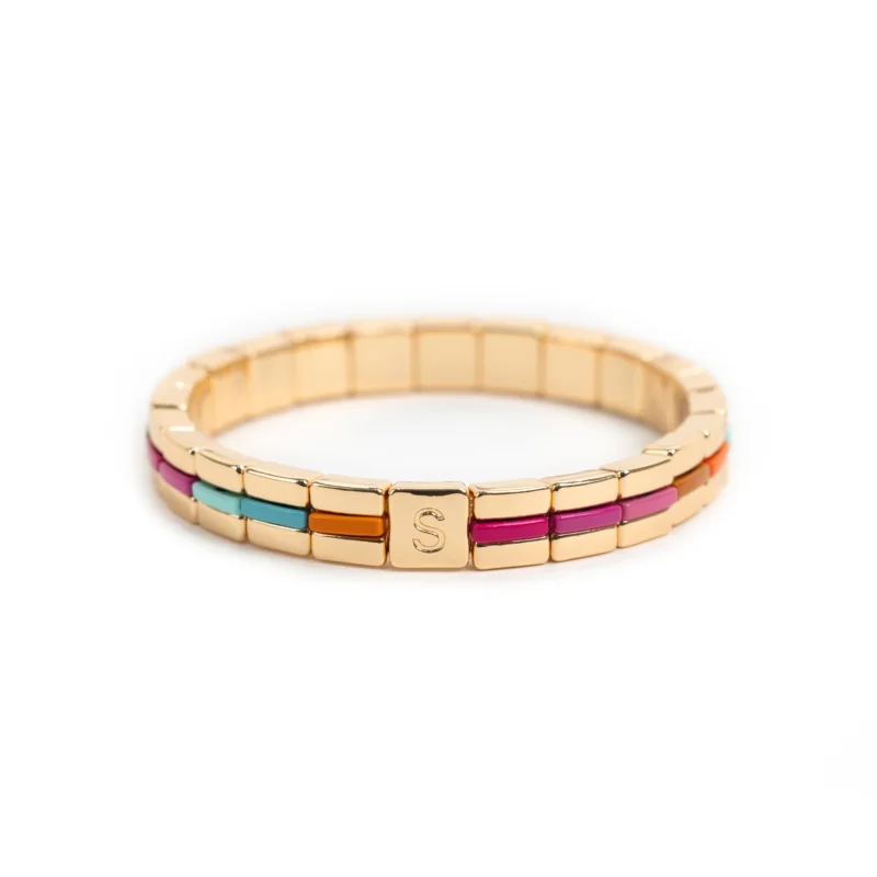 Bracelet Simone à Bordeaux Colorpop Liberty Taille Moyen