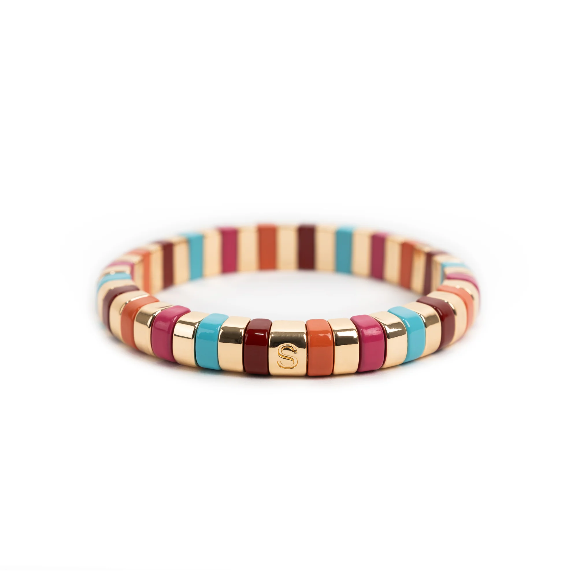 Bracelet Simone à Bordeaux Colortwist-3 Cottage Taille Moyen