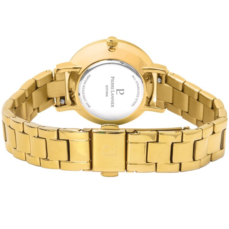 Montre Femme Pierre Lannier Chouquette Cadran Doré Bracelet Acier Doré 037H542 – Image 3