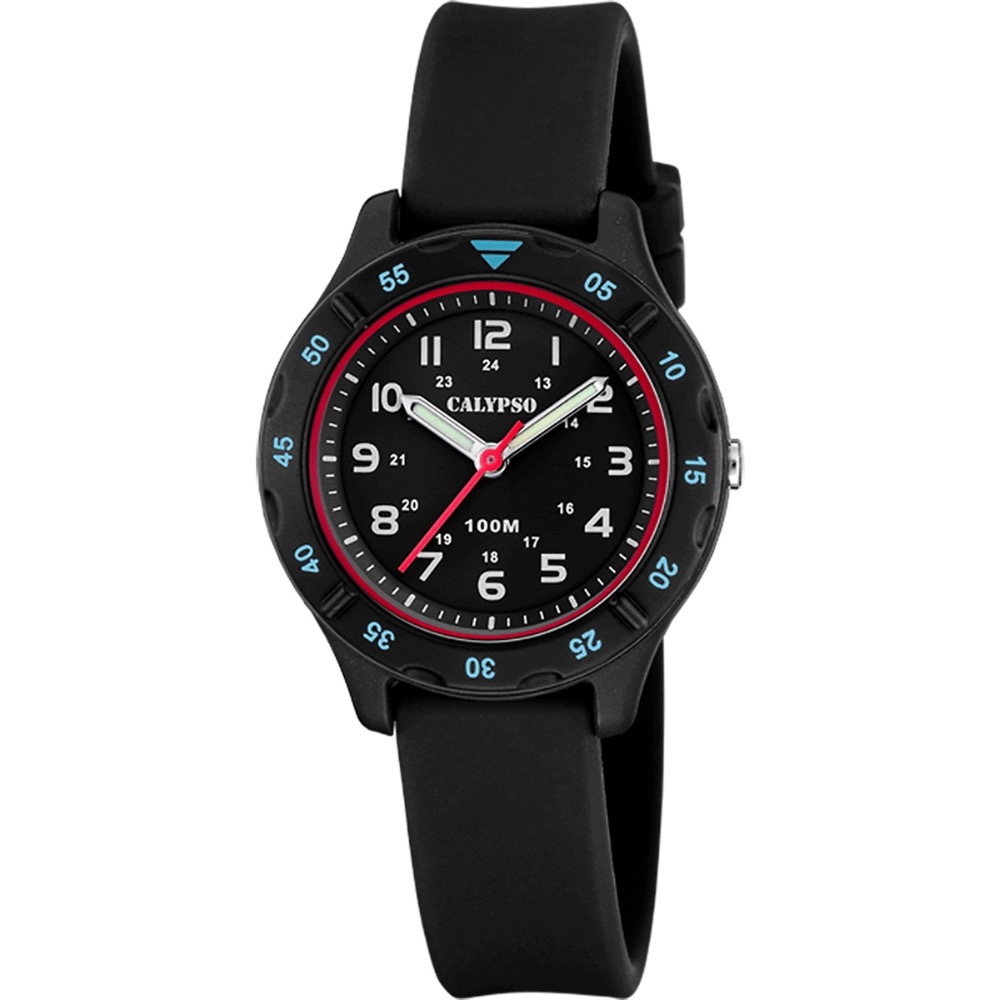 Montre Calypso Analogique Fond et Bracelet Noir K5847/4