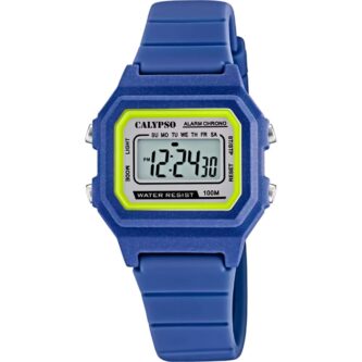 Montre Calypso Junior Digitale Bleue K5802/5