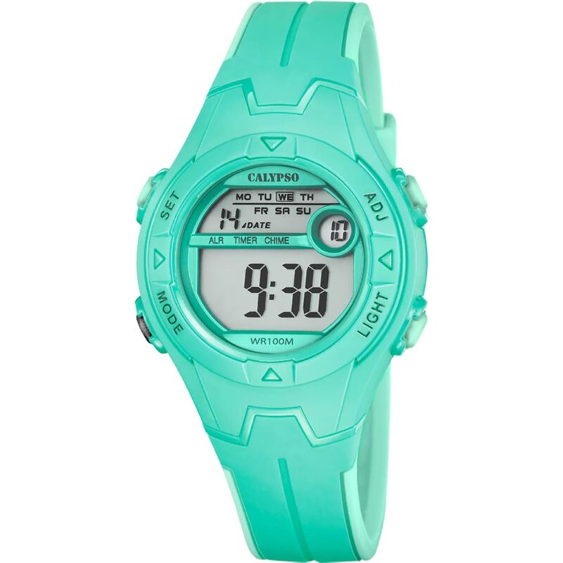 Montre Calypso Digitale Verte K5849/3