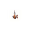 Pendentif Argent 925/1000 Rhodié Poisson et Émail