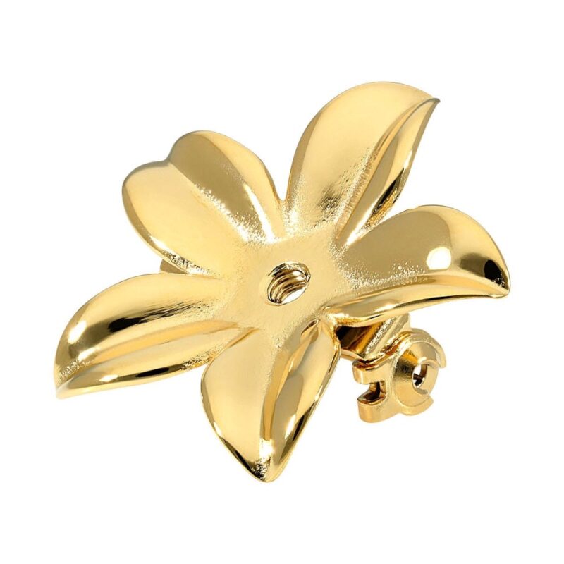 Broche Qudo Pescia Acier Gold