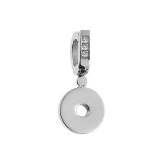 Charm Qudo Mirano Deluxe Acier Silver Pour Tops
