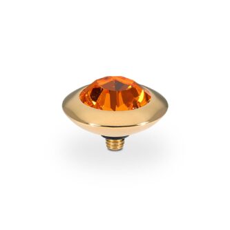 Tops Qudo Tondo 13 mm Acier Gold Cristal - Sun
