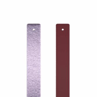 Cuirs 14mm Manchettes Les Georgettes - Lavande Métal / Violette Sauvage