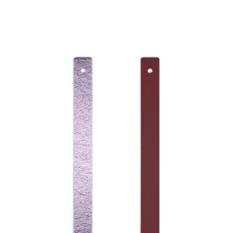 Cuirs 8mm Manchettes Les Georgettes - Lavande Métal / Violette Sauvage