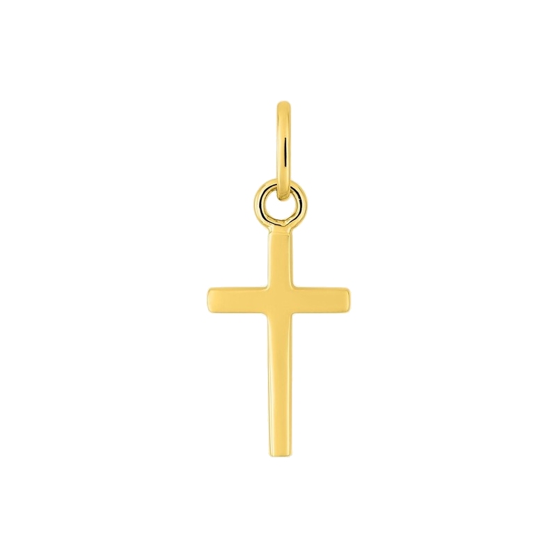 Croix Plaqué Or Jaune 16mm