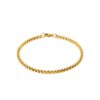 Bracelet Homme Fashion Steel Acier Gold Maille Vénitienne 2.9mm