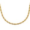 Collier Fashion Steel Acier Gold Maille Torsade Épaisseur 5.6mm