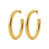 Créoles Fashion Steel Acier Gold Fil 5mm Diamètre 40mm