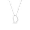 Collier Argent 925/1000 Rhodié Moderne et Oxydes