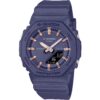 Montre Casio G-Shock Bleue Index et Aiguilles Doré Rose GMA-P2100M-2AER
