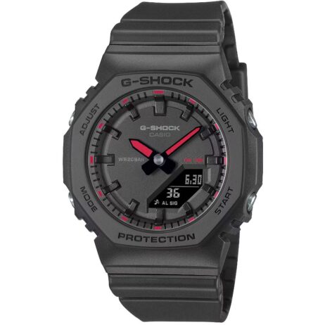 Montre Casio G-Shock Noire Index et Aiguilles Rouge GMA-P2100SA-1A1ER