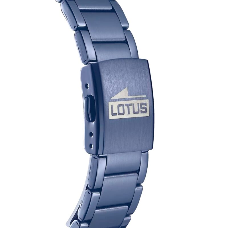 Montre Lotus Homme Acier Bleu Fond Bleu Bracelet Acier Bleu 18163/2 – Image 2