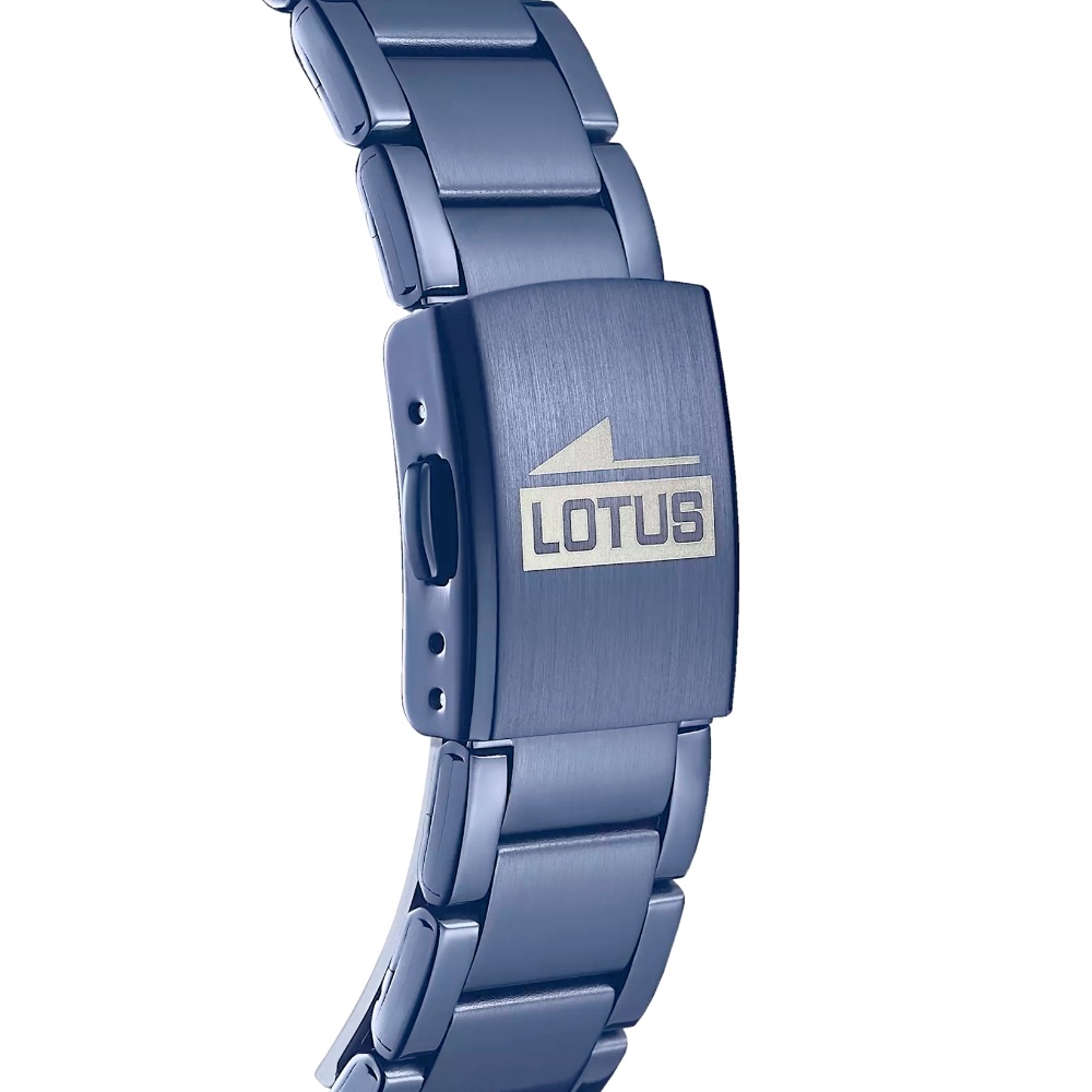 Montre Lotus Homme Acier Bleu Fond Bleu Bracelet Acier Bleu 18163/2 – Image 2
