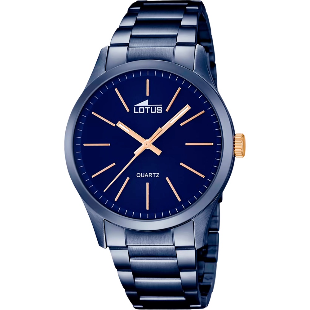 Montre Lotus Homme Acier Bleu Fond Bleu Bracelet Acier Bleu 18163/2