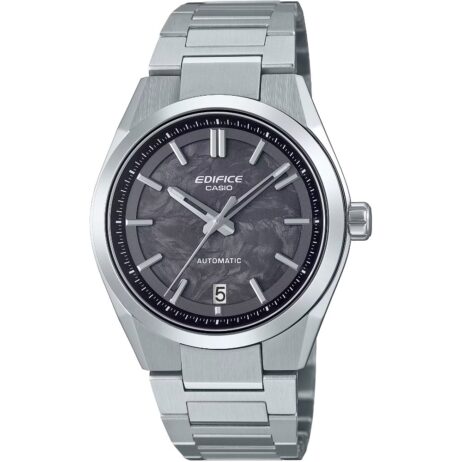 Montre Casio Automatique Fond Carbone Forgé Bracelet Acier Verre Saphir EFK-100CD-1AER