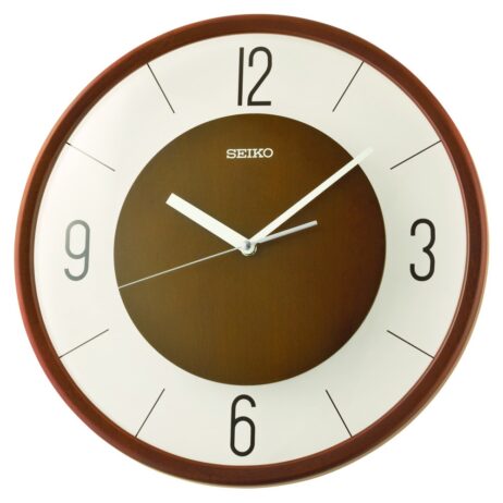 Horloge murale Seiko en Bois Marron QXA852B