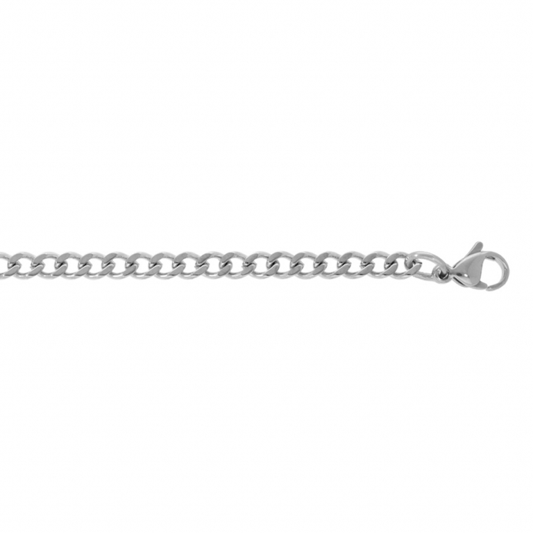 Chaine Acier Fashion Steel Maille Gourmette 4mm