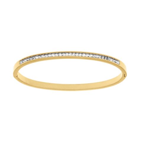 Bracelet Jonc Fashion steel pavage oxydes