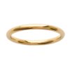 Alliance Femme Plaqué Or Jaune Fil Rond 2mm