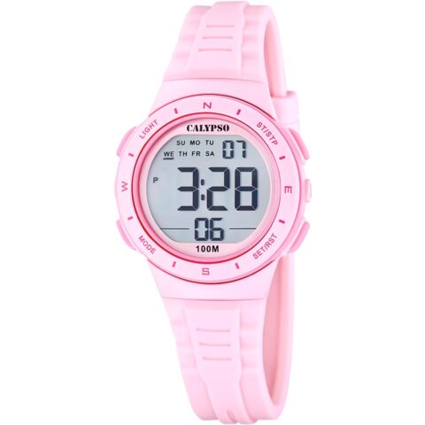 Montre Calypso Digitale Rose K5885/1