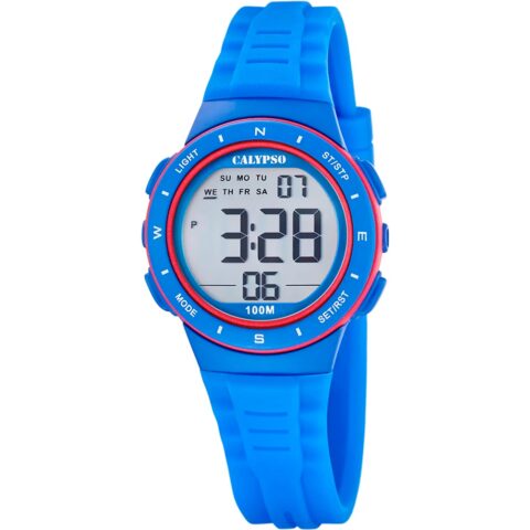 Montre Calypso Digitale Bleu et Rouge K5885/2