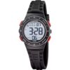 Montre Calypso Digitale Noire et Rouge K5885/4