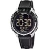 Montre Calypso Flash Time Digitale Argentée et Noire K5887/4