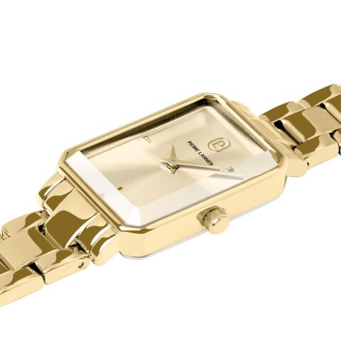 Montre Femme Pierre Lannier Ariane Doré Cadran Doré Bracelet Acier Doré 12mm 007J542