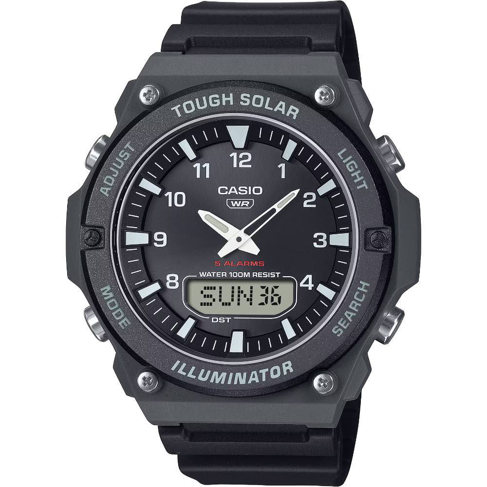 Montre Homme Casio Ana-Digit Timeless Solar AQ-S820W-1AVEF