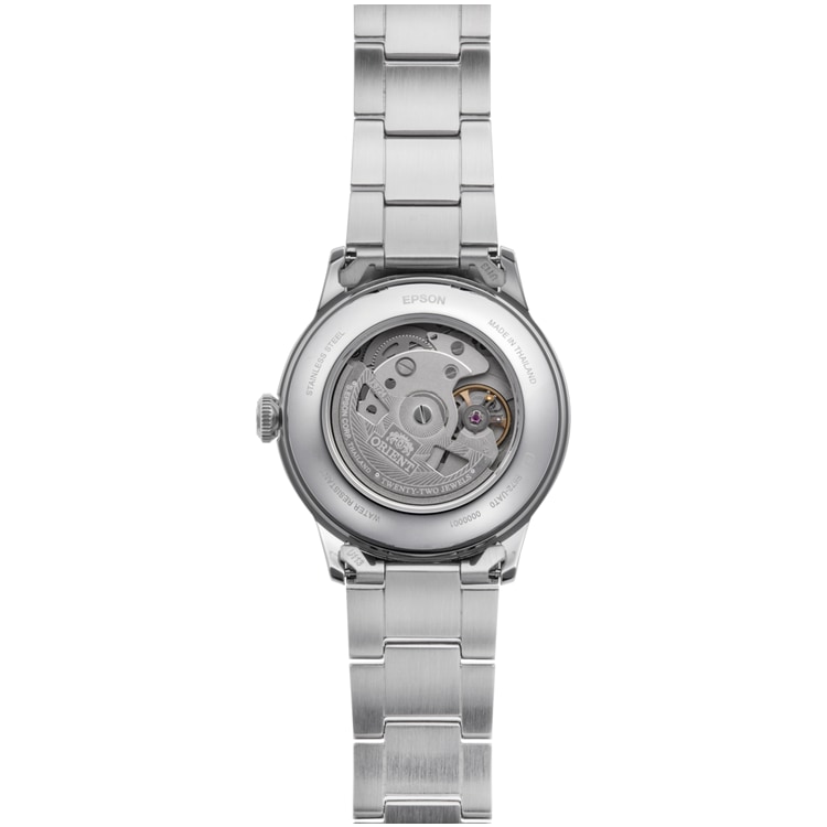 Montre Orient Automatique Bambino Acier 38mm Bracelet Acier Cadran Rosé RA-AC0M11Y – Image 2