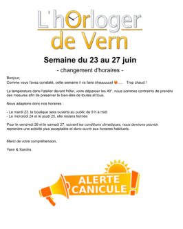 Info Canicule – Juin 2026