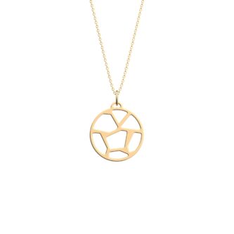 Collier Les Georgettes Girafe Finition Dorée 25mm