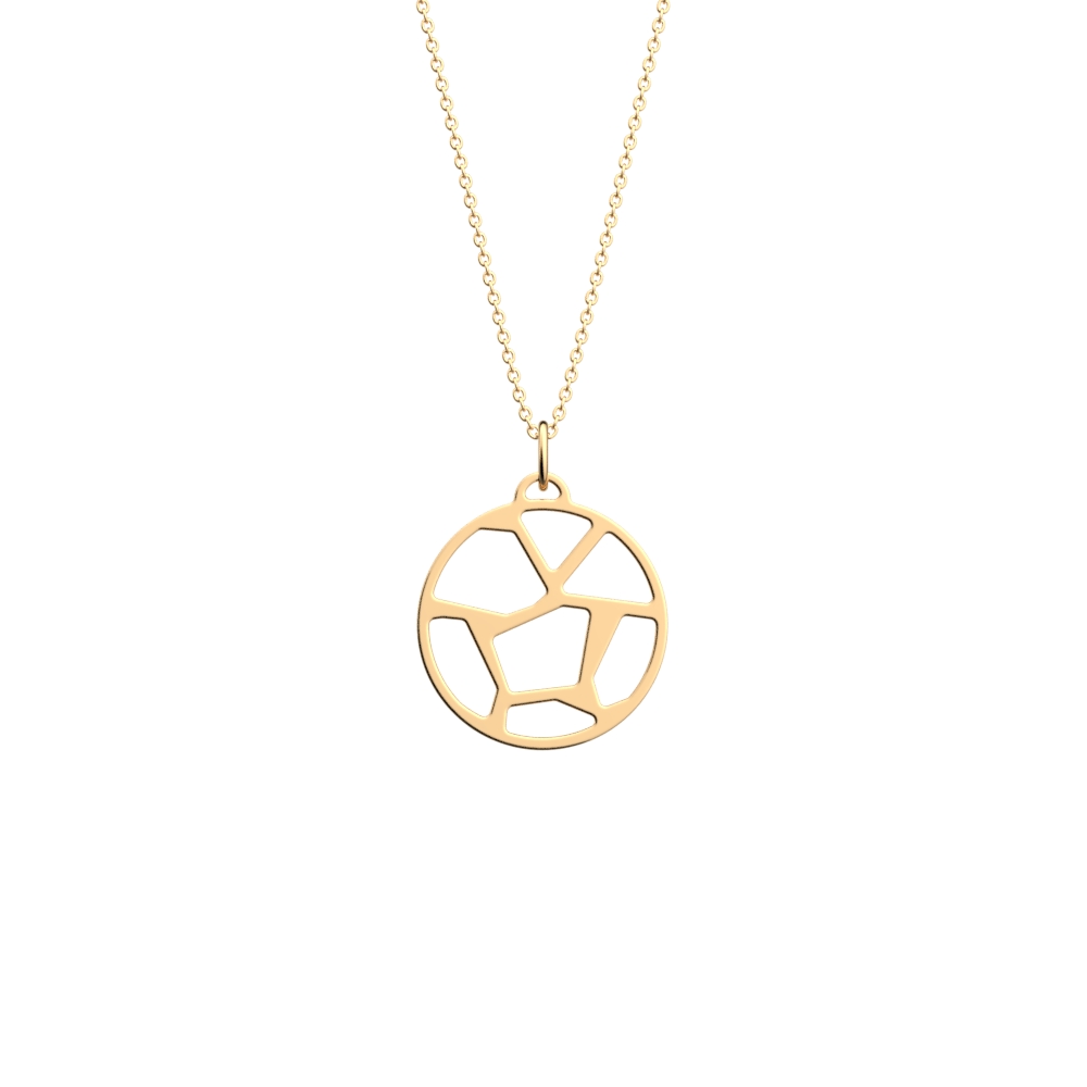 Collier Les Georgettes Girafe Finition Dorée 25mm