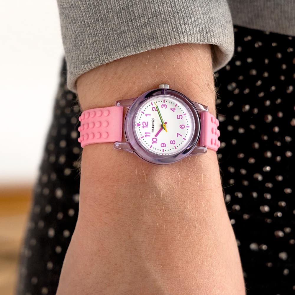 Montre Calypso Enfant Analogique Rose et Violet K5876/1 – Image 2
