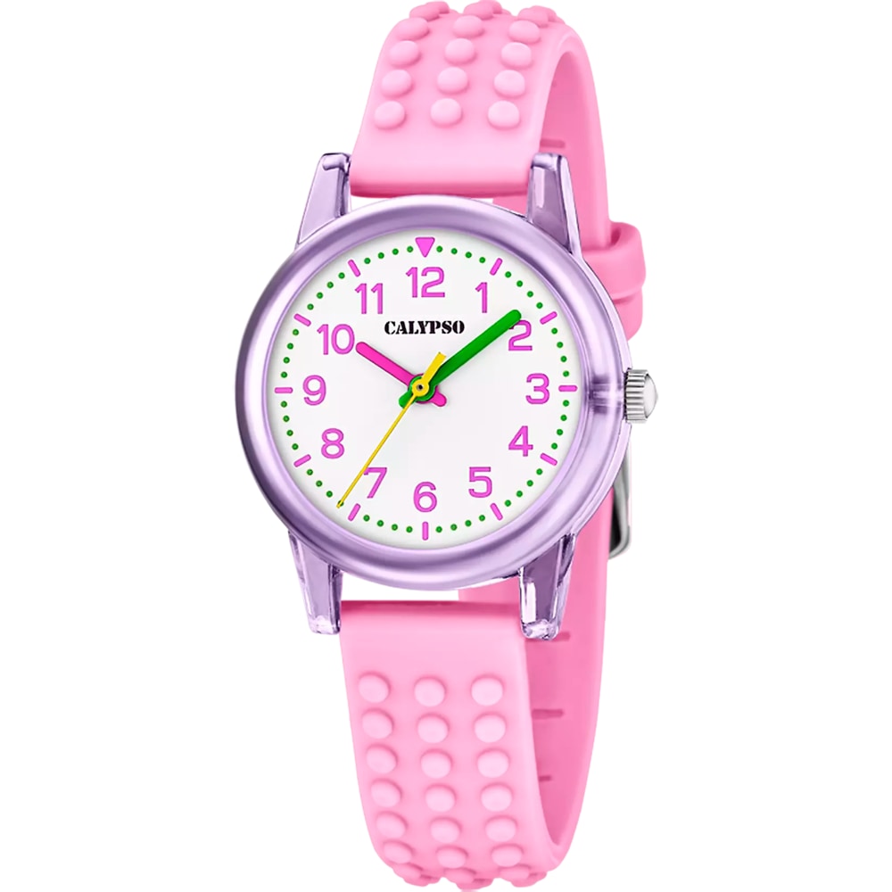 Montre Calypso Enfant Analogique Rose et Violet K5876/1